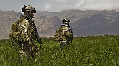 3e groupe de forces spéciales de l'armée américaine (États-Unis) dans la province de Farah en Afghanistan, avril 2009