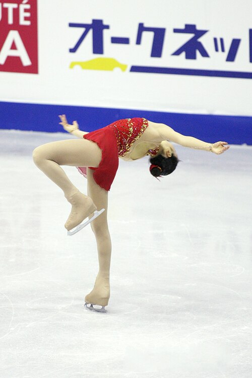 Tourniquet à dos de chameau avec jambes pliées (Yuna Kim)