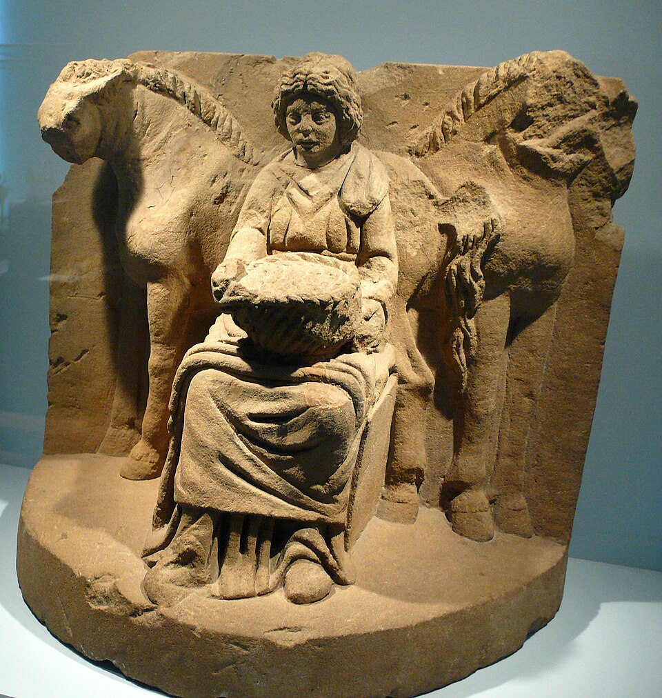 Statue de la déesse gauloise Épona