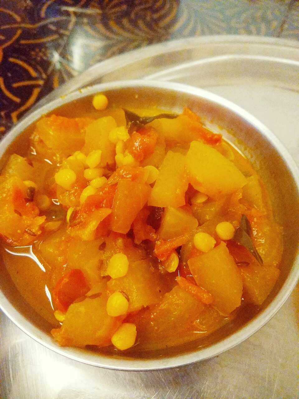 Curry d'écorce de pastèque