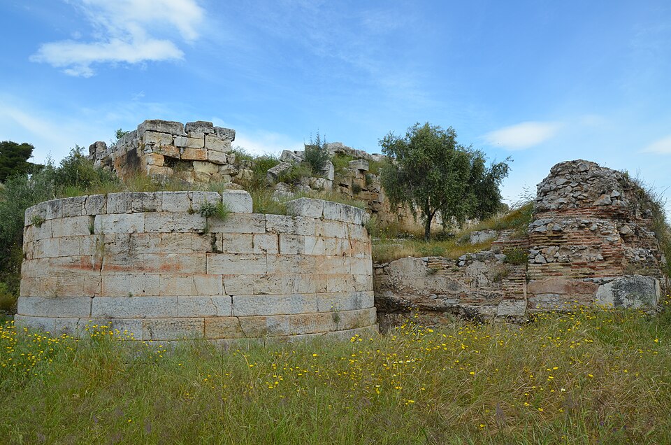Une partie des anciens murs