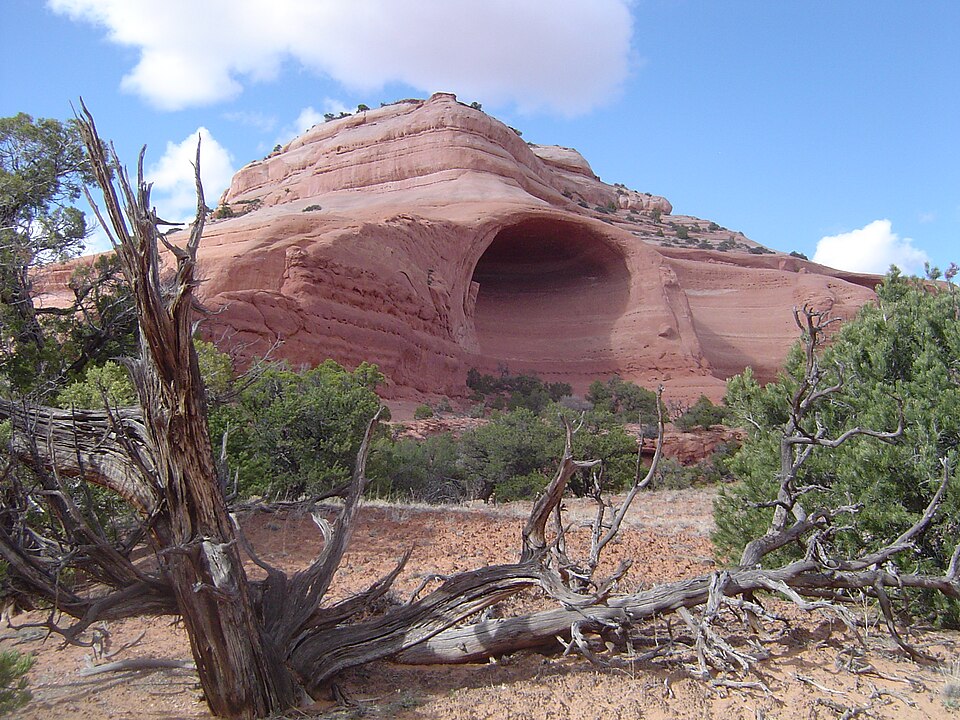 Alcôve dans le grès navajo
