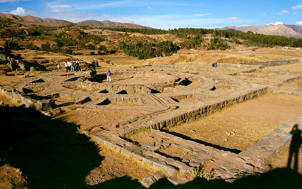 Esplanade Sacsayhuamán, où se déroule le festival Inti Raymi.