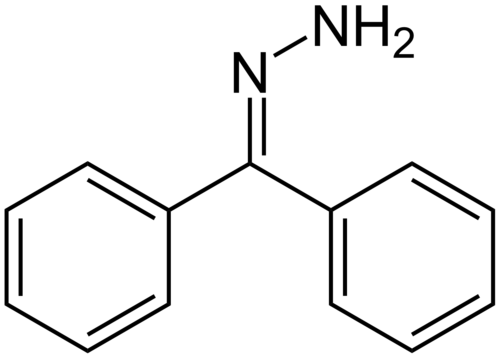 Benzophénone hydrazone, une hydrazone illustrative