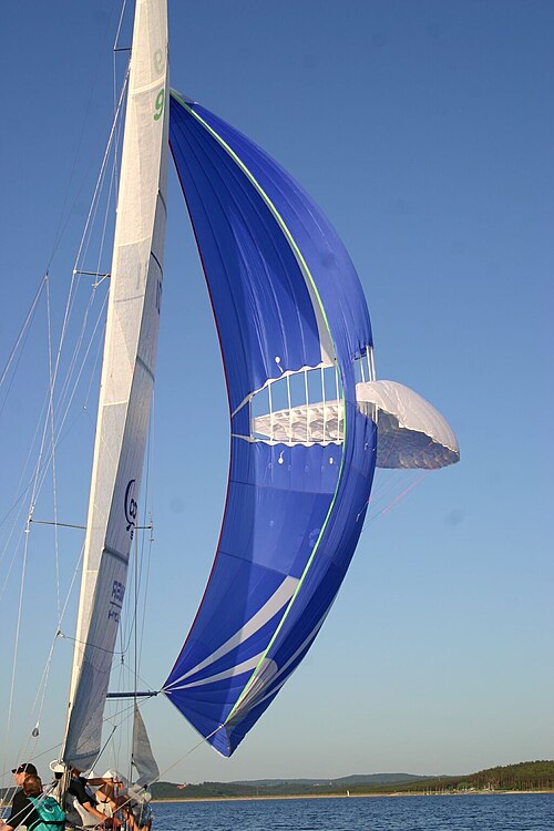 Cette voile de kite a une structure inédite.