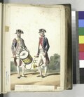 Tambour et musicien des Grenadiers de la Garde constitutionnelle du Roi
