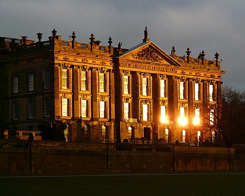 Chatsworth House, qui représentait Pemberley dans le film de 2005
