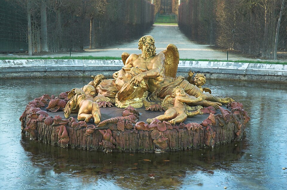 Bassin de Saturne, Château de Versailles (1672–1677)
