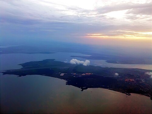 Coucher de soleil sur Entebbe