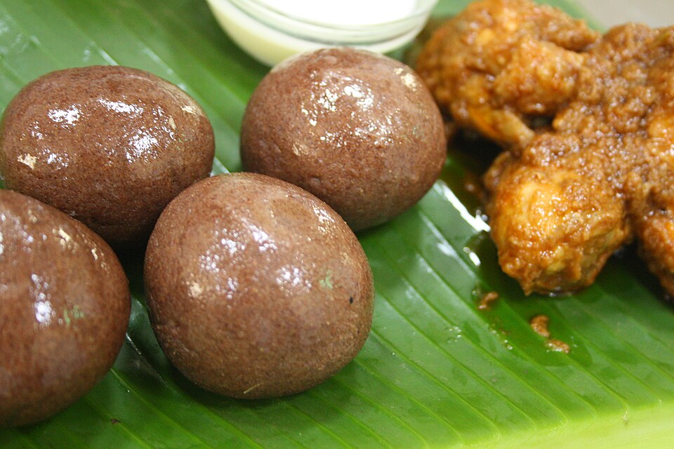 Ragi mudde, boulettes de pâte de millet des doigts