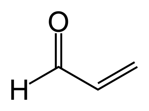L'acroléine, l'aldéhyde α,β-insaturé le plus simple