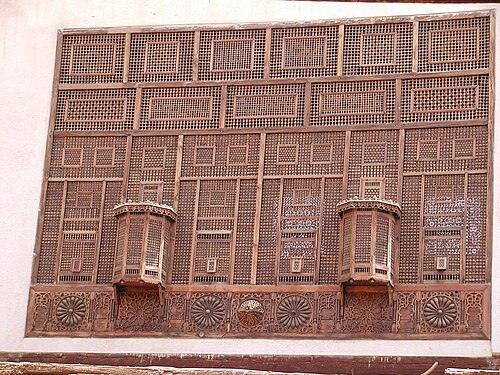 Moucharabieh, Bayt Al-Suhaymi, Le Caire, Egypte