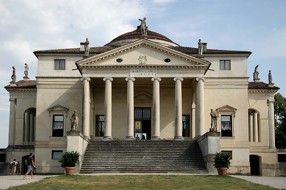 Portique Renaissance de la Villa Capra "La Rotonda" (Vicence, Vénétie, Italie)