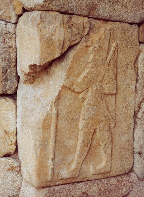 Relief à Hattusa, représentant probablement Suppiluliuma II.