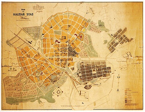 Plan de ville, 1906