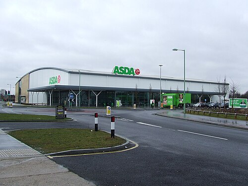 Supermarché Asda à Bury St Edmunds, Suffolk