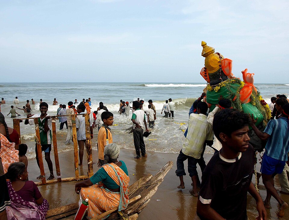 Immersion en mer, Chennai