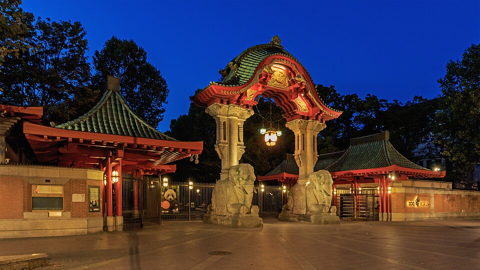 The Elephant Gate at the Berlin Zoo