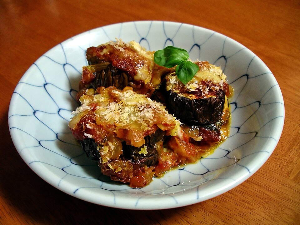 Parmigiana di melanzane (aubergines parmesan)