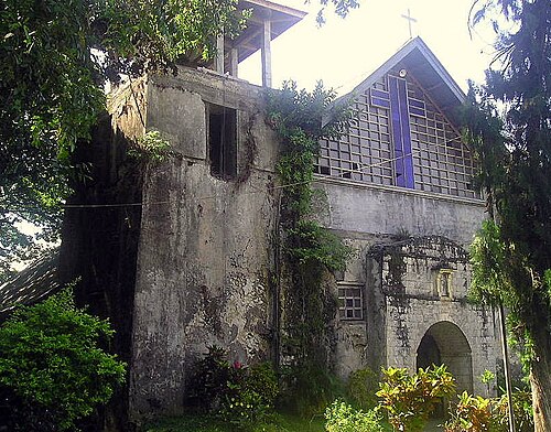 Façade de l'église Santo Rosario, à Sagay