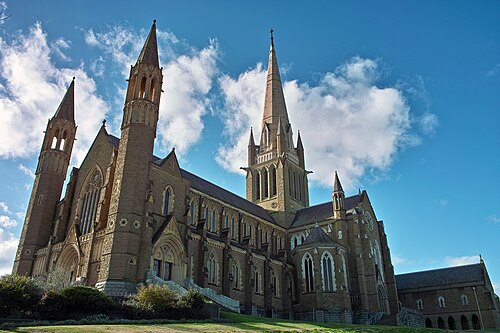 Cathédrale du Sacré-Cœur, Bendigo, Australie : 1895-1901