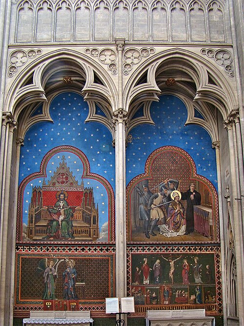 Arc trilobé de la cathédrale de Bayeux