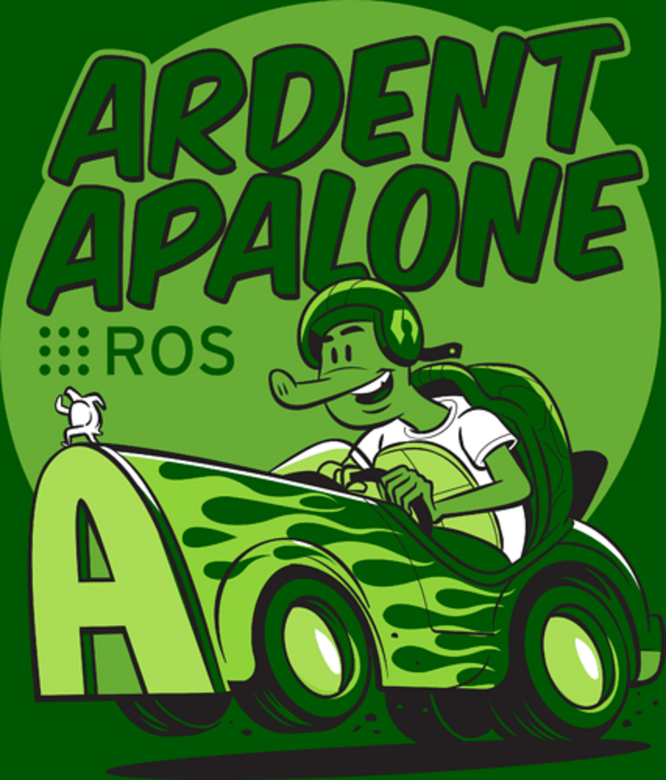 L'affiche de sortie ROS 2 Ardent Apalone.