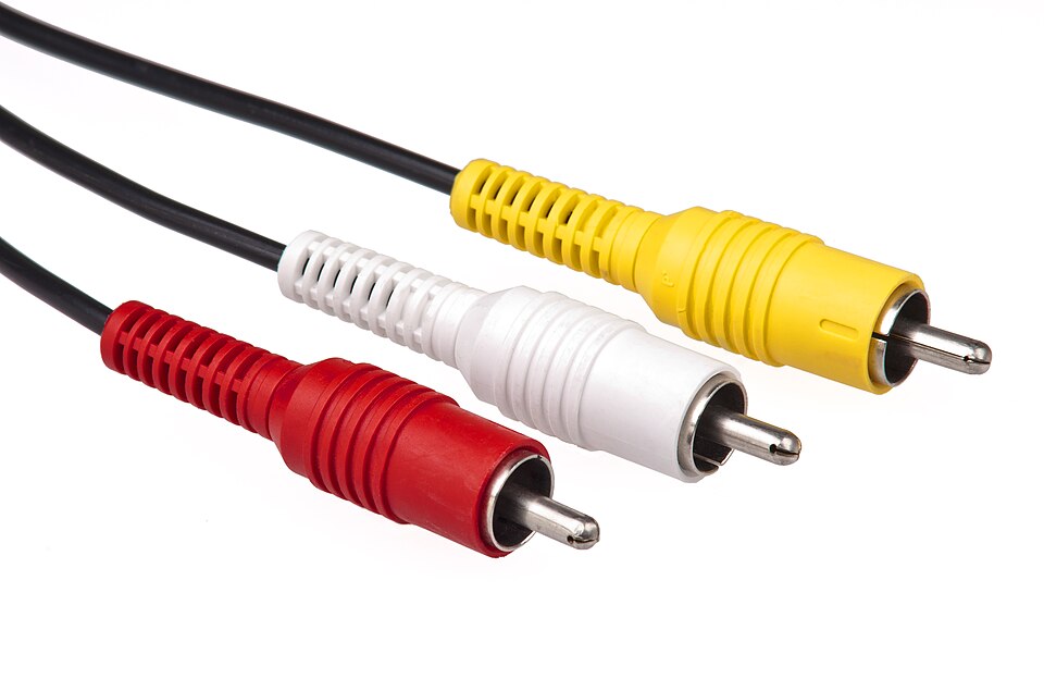 Connecteur RCA utilisé pour l'audio et la vidéo