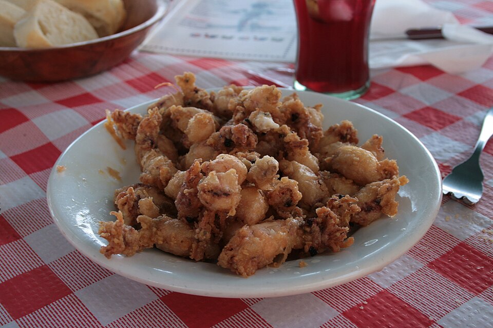 Seiches frites (Espagne)