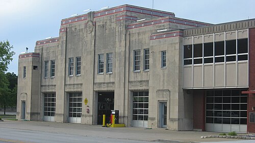 Siège du service d'incendie de Louisville, Louisville, Kentucky (1936)