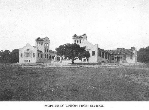 Le lycée de Monterey en 1917