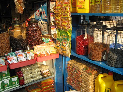 Épices vendues à Taliparamba, en Inde