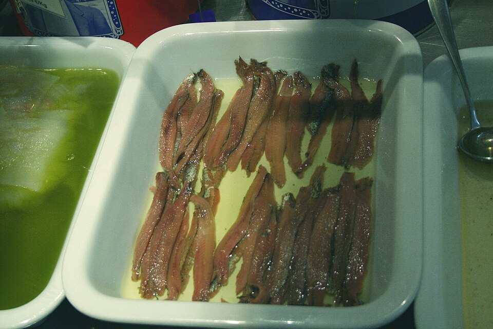 Anchois en filets d'huile