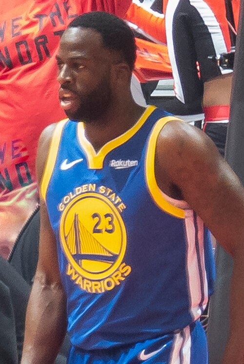 Draymond Green des Golden State Warriors lors d'un match contre les Toronto Raptors