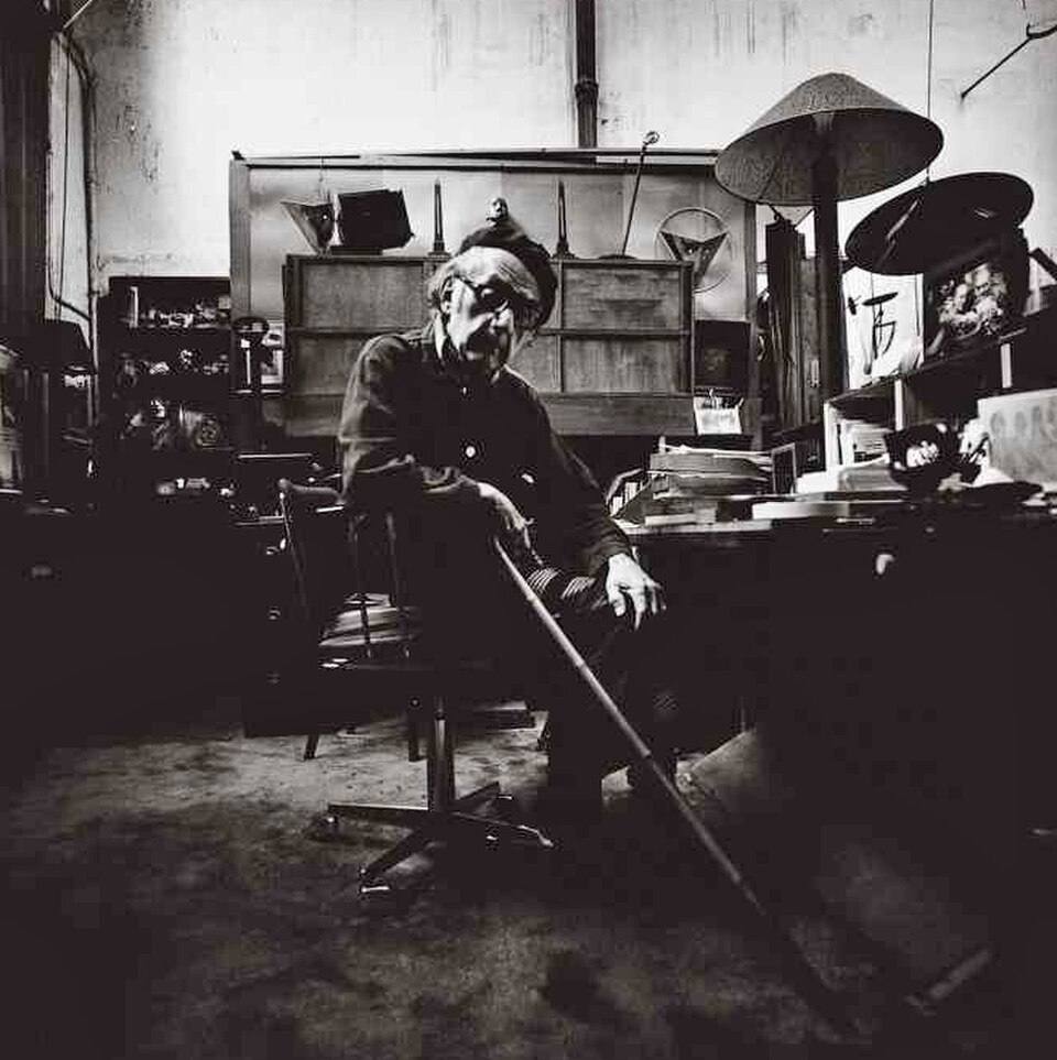 Man Ray, Paris, 1975, photographié par Lothar Wolleh