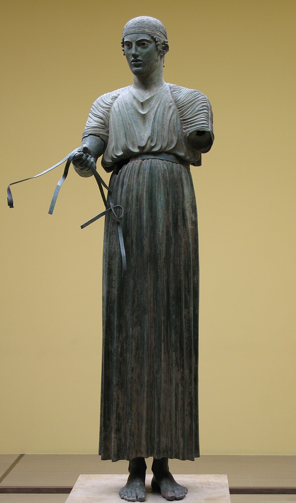 Le conducteur de char de Delphes, 474 av. J.-C., Musée archéologique de Delphes, Grèce