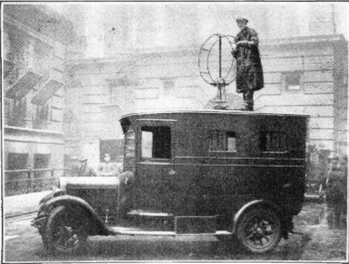 RDF mobile des postes britanniques, 1927