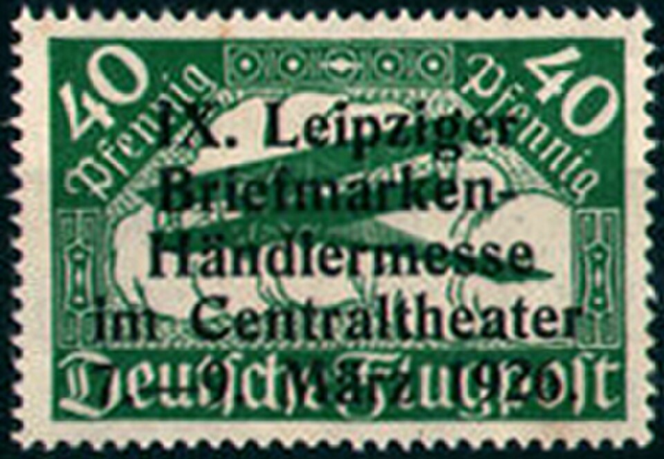 Allemagne, 1926 : Surimpression commerciale privée
