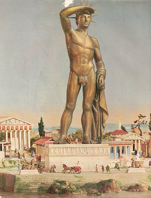 Le colosse de Rhodes.