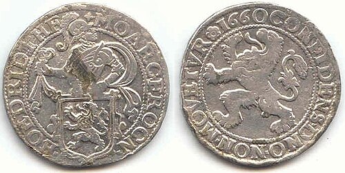leeuwendaalder ou thaler de lion, 1660