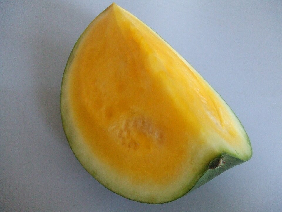 Pastèque à chair jaune