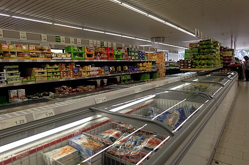 Intérieur d'Aldi Nord