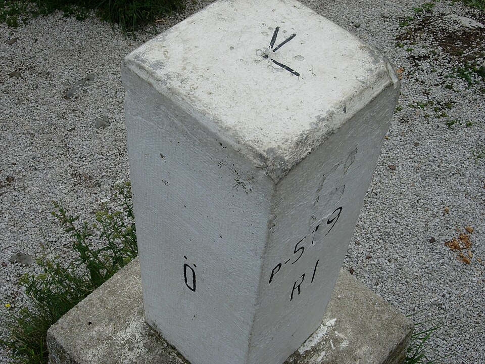 Arnoldstein : Tripoint Italie-Slovénie-Autriche