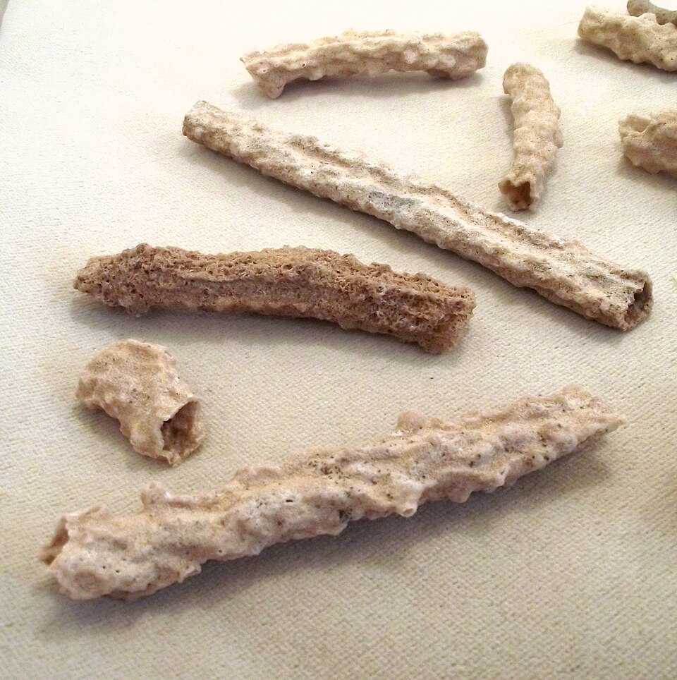 Fulgurites tubulaires