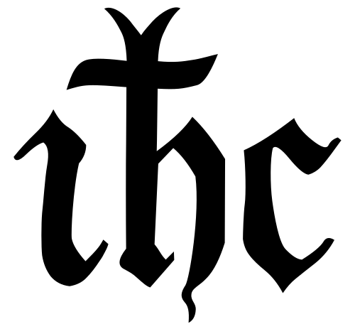 Monogramme IHC de style médiéval