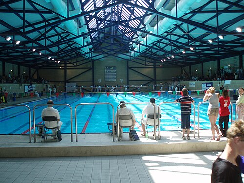 La piscine olympique de 50 m à Millfield