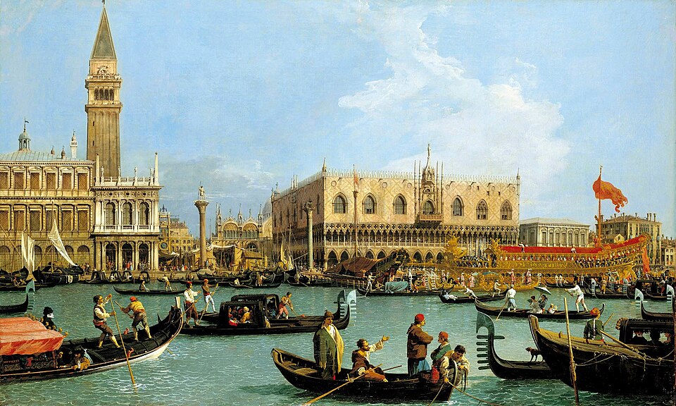 Canaletto, Le Bacino di San Marco le jour de l'Ascension, v. 1733-1734