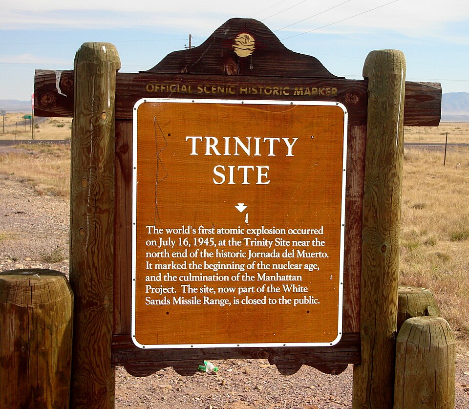 Marqueur historique du site de Trinity, 2008