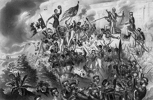 Prise de Chapultepec au Mexique