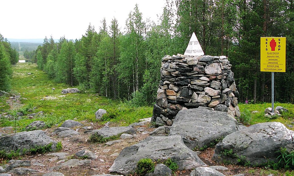 Tripoint de la Russie, de la Norvège et de la Finlande